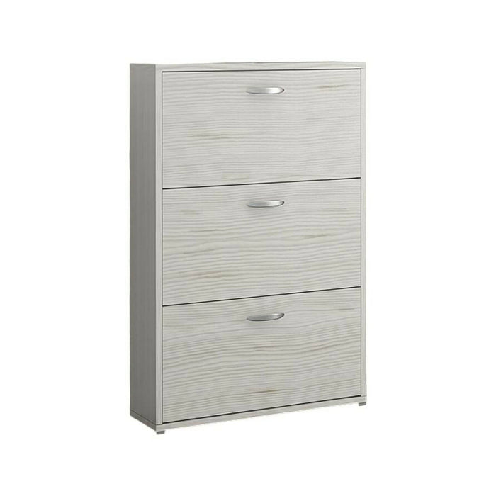 Mobile Portascarpe Mekunu, Scarpiera 3 Vani, 73x25x120h cm Grigio Chiaro