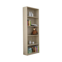 Biblioteca Giordana, Libreria 4 Ripiani, 57x25x186h cm Marrone Rovere