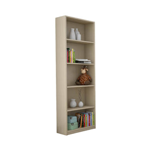 Biblioteca Giordana, Libreria 4 Ripiani, 57x25x186h cm Marrone Rovere