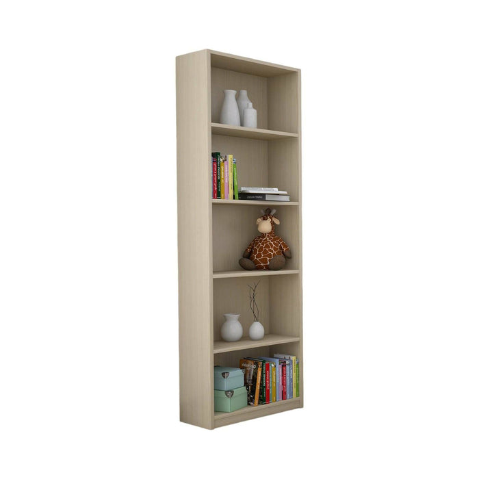 Biblioteca Giordana, Libreria 4 Ripiani, 57x25x186h cm Marrone Rovere