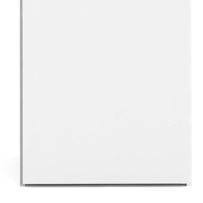 Am, Armadio Multiuso 1 Anta 3 Ripiani, 41.5x175.4h cm Bianco