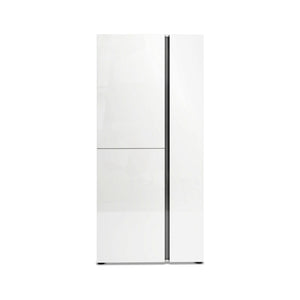 Scarpiera Arthus, Mobile portascarpe, Armadio da ingresso multiuso, Mobiletto per calzature, Made in Italy, 91x33h196 cm, Bianco lucido e Antracite