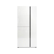 Mobile Portascarpe Arthus, Scarpiera 36 Paia Made in Italy, 91x33x196h cm Bianco Lucido