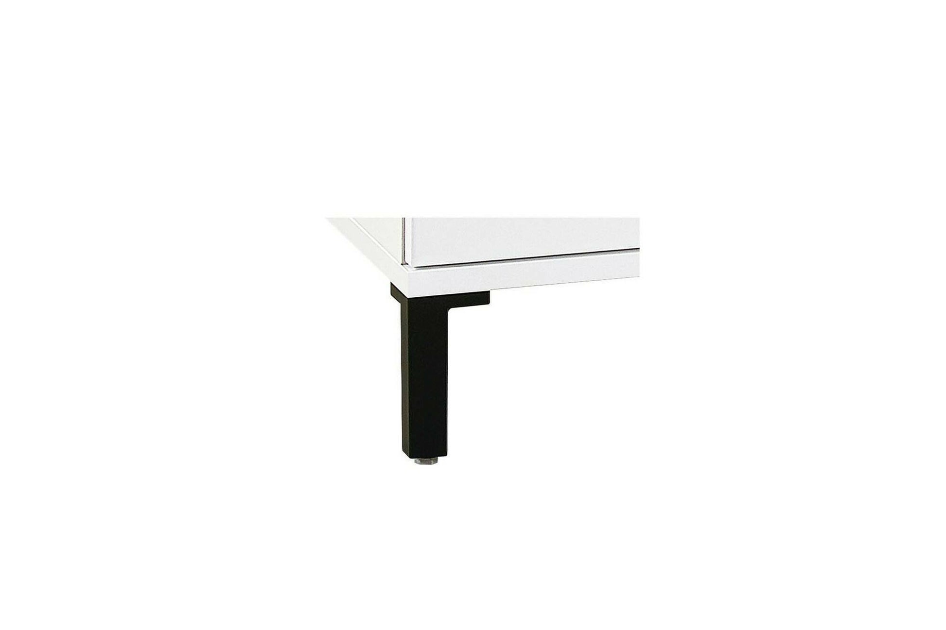 Mobile Portascarpe Adelinda, Scarpiera 8 Ripiani Made in Italy, 120x34x115h cm Bianco Lucido