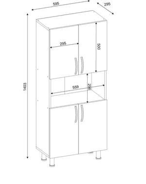 Armadio multiuso grande Tchoo, Mobile multifunzionale, Mobiletto scarpiera, Guardaroba porta scarpe, 60x30h140 cm, Bianco