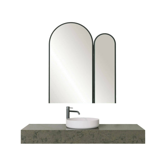 Mobile sottolavabo Paramaribo, Mobiletto da bagno, Contenitore porta lavabo, Armadio per lavandino, 50x12h45 cm, Nero