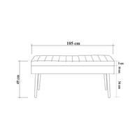 Panca Falcon, Panchina multiuso, Seduta per ospiti, Cassapanca multifunzione, 90x39h40 cm, Noce e Antracite