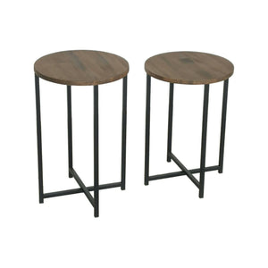 Tavolino da salotto Gwenllian, Tavolo basso da caffè, Portariviste per divano, Ripiano da soggiorno, 70x35h55 cm, Noce