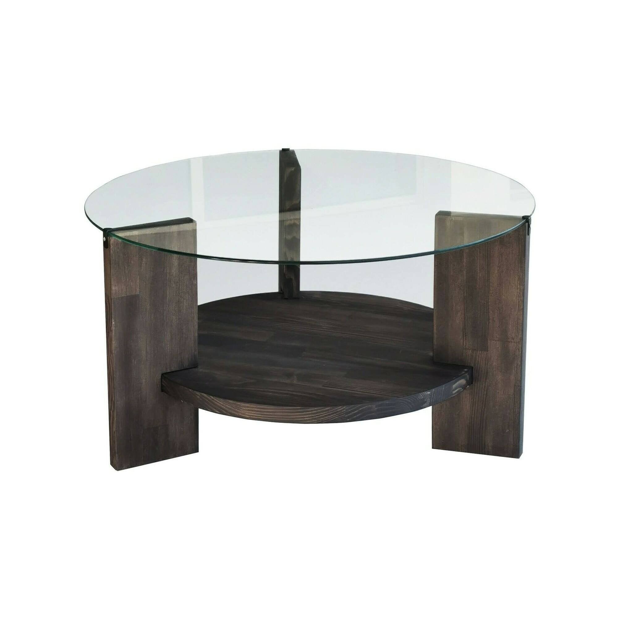 Tavolino da salotto Felino, Tavolo basso da caffè, Portariviste per divano, Ripiano da soggiorno, 75x75h40 cm, Antracite