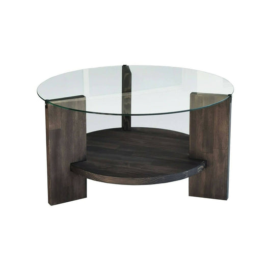 Tavolino da salotto Felino, Tavolo basso da caffè, Portariviste per divano, Ripiano da soggiorno, 75x75h40 cm, Antracite