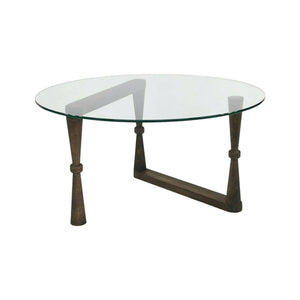 Tavolino da salotto Belvi, Tavolo basso da caffè, Portariviste per divano, Ripiano da soggiorno, 80x80h41 cm, Noce