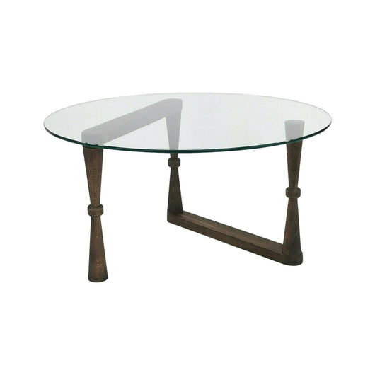 Tavolino da salotto Belvi, Tavolo basso da caffè, Portariviste per divano, Ripiano da soggiorno, 80x80h41 cm, Noce