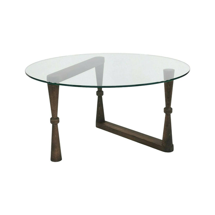 Tavolino da salotto Belvi, Tavolo basso da caffè, Portariviste per divano, Ripiano da soggiorno, 80x80h41 cm, Noce