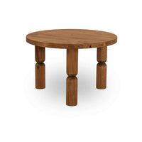 Tavolino da salotto Victorine, Tavolo basso da caffè, Portariviste per divano, Ripiano da soggiorno, 60x60h40 cm, Quercia