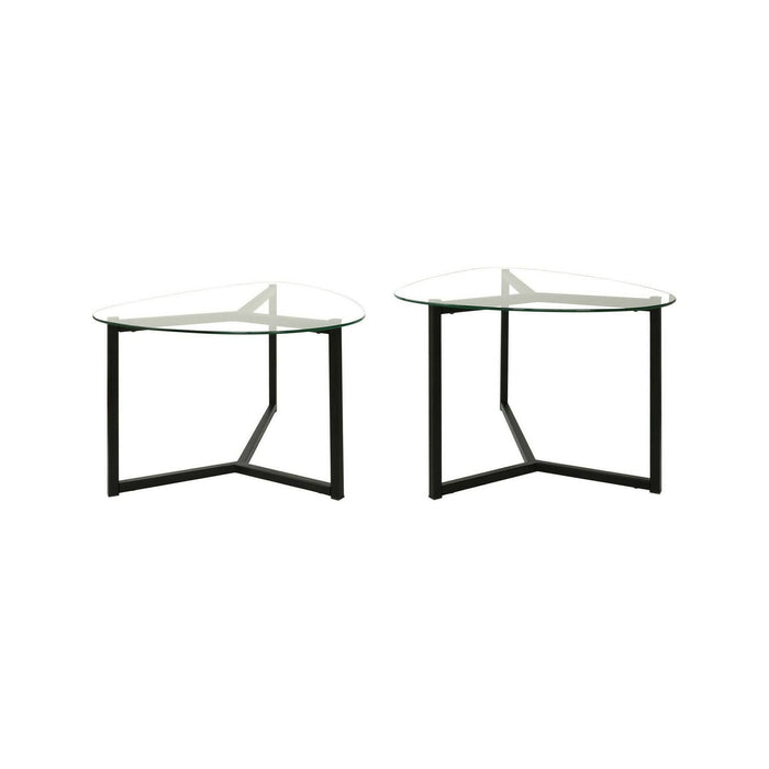 Tavolino da salotto Flora, Tavolo basso da caffè, Portariviste per divano, Ripiano da soggiorno, 82x58h40 cm, Nero