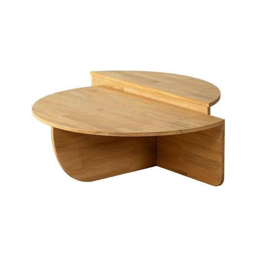 Tavolino da salotto Azim, Tavolo basso da caffè, Portariviste per divano, Ripiano da soggiorno, 90x60h35 cm, Quercia