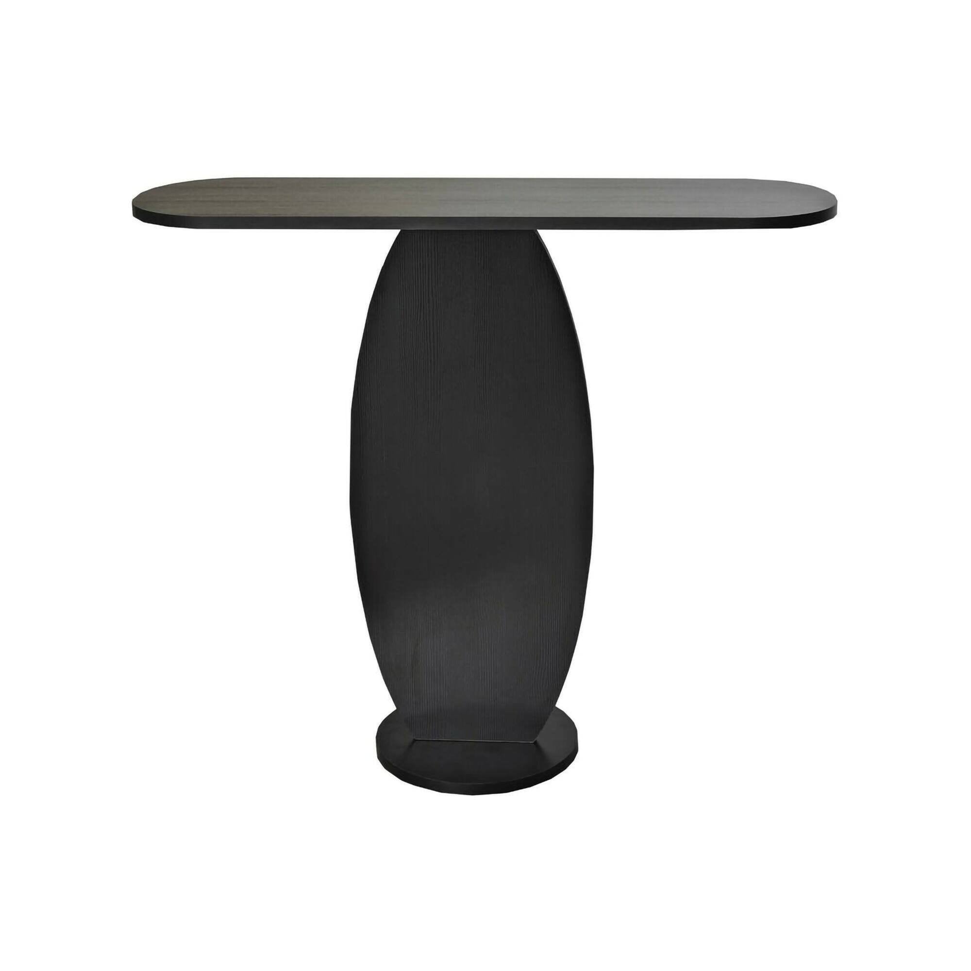 Consolle Assuntina, Tavolo multiuso, Mobiletto d'appoggio, Scrivania da corridoio, 100x30h81 cm, Antracite