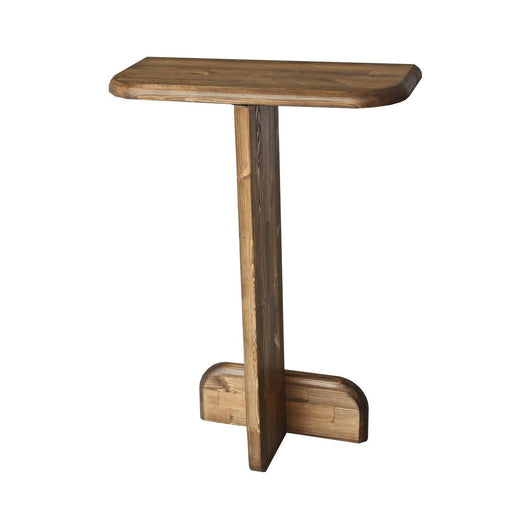 Consolle Pancarana, Tavolo multiuso, Mobiletto d'appoggio, Scrivania da corridoio, 80x25h85 cm, Noce