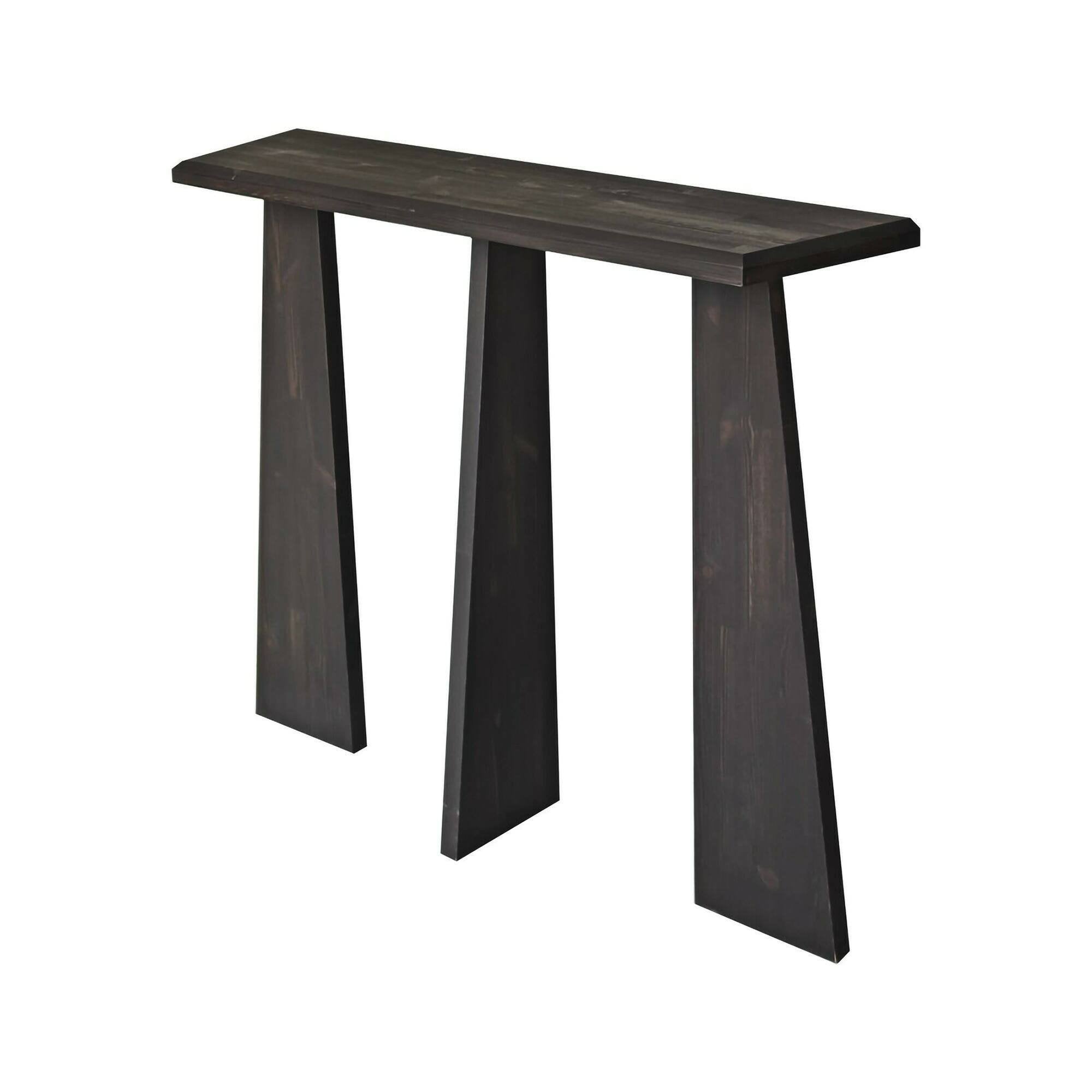 Consolle TomoeGozen, Tavolo multiuso, Mobiletto d'appoggio, Scrivania da corridoio, 100x28h83 cm, Antracite