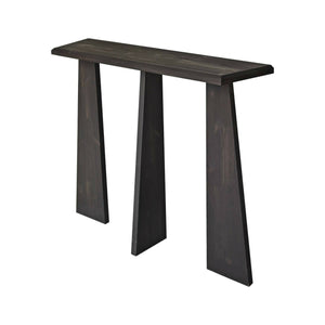 Consolle TomoeGozen, Tavolo multiuso, Mobiletto d'appoggio, Scrivania da corridoio, 100x28h83 cm, Antracite