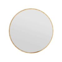 Specchio Adelasia, Specchiera, Articolo d'arredo a muro, Decorazione con specchio, 60x2h60 cm, Rovere