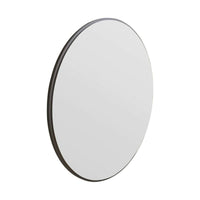 Specchio Adelasia, Specchiera, Articolo d'arredo a muro, Decorazione con specchio, 60x2h60 cm, Nero