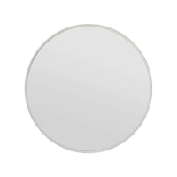 Specchio Adelasia, Specchiera, Articolo d'arredo a muro, Decorazione con specchio, 60x2h60 cm, Bianco