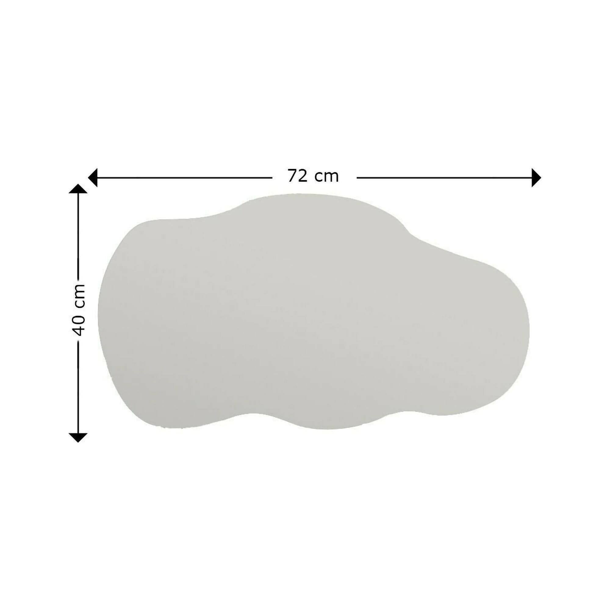 Specchio Saburo, Specchiera, Articolo d'arredo a muro, Decorazione con specchio, 40x2h72 cm, Nero