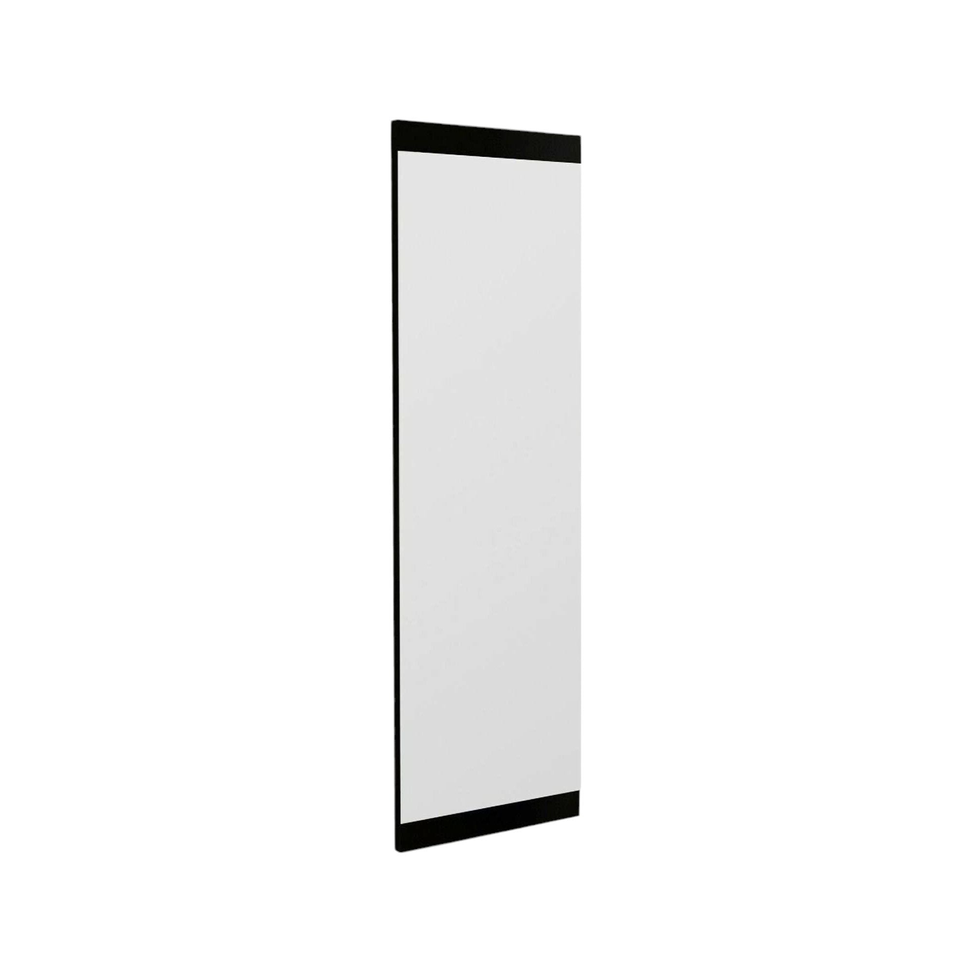 Specchio Fiammetta, Specchiera, Articolo d'arredo a muro, Decorazione con specchio, 40x2h120 cm, Nero
