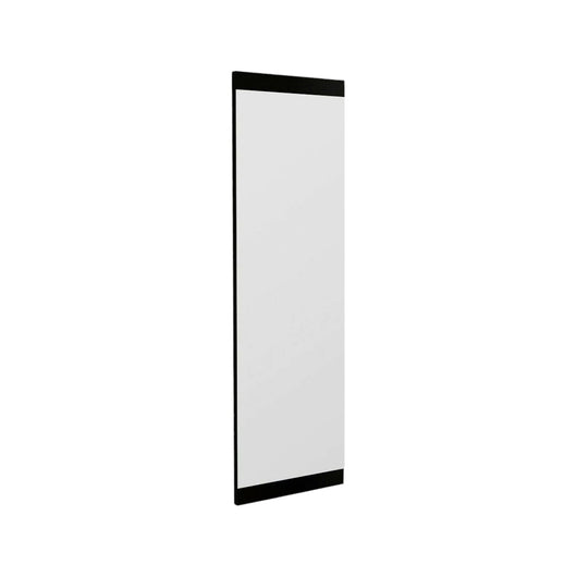 Specchio Fiammetta, Specchiera, Articolo d'arredo a muro, Decorazione con specchio, 40x2h120 cm, Nero