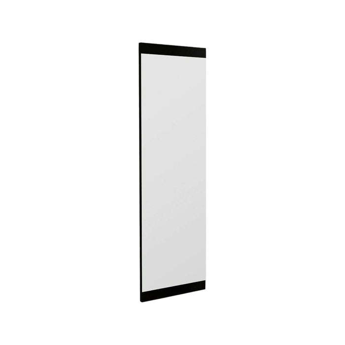 Specchio Fiammetta, Specchiera, Articolo d'arredo a muro, Decorazione con specchio, 40x2h120 cm, Nero