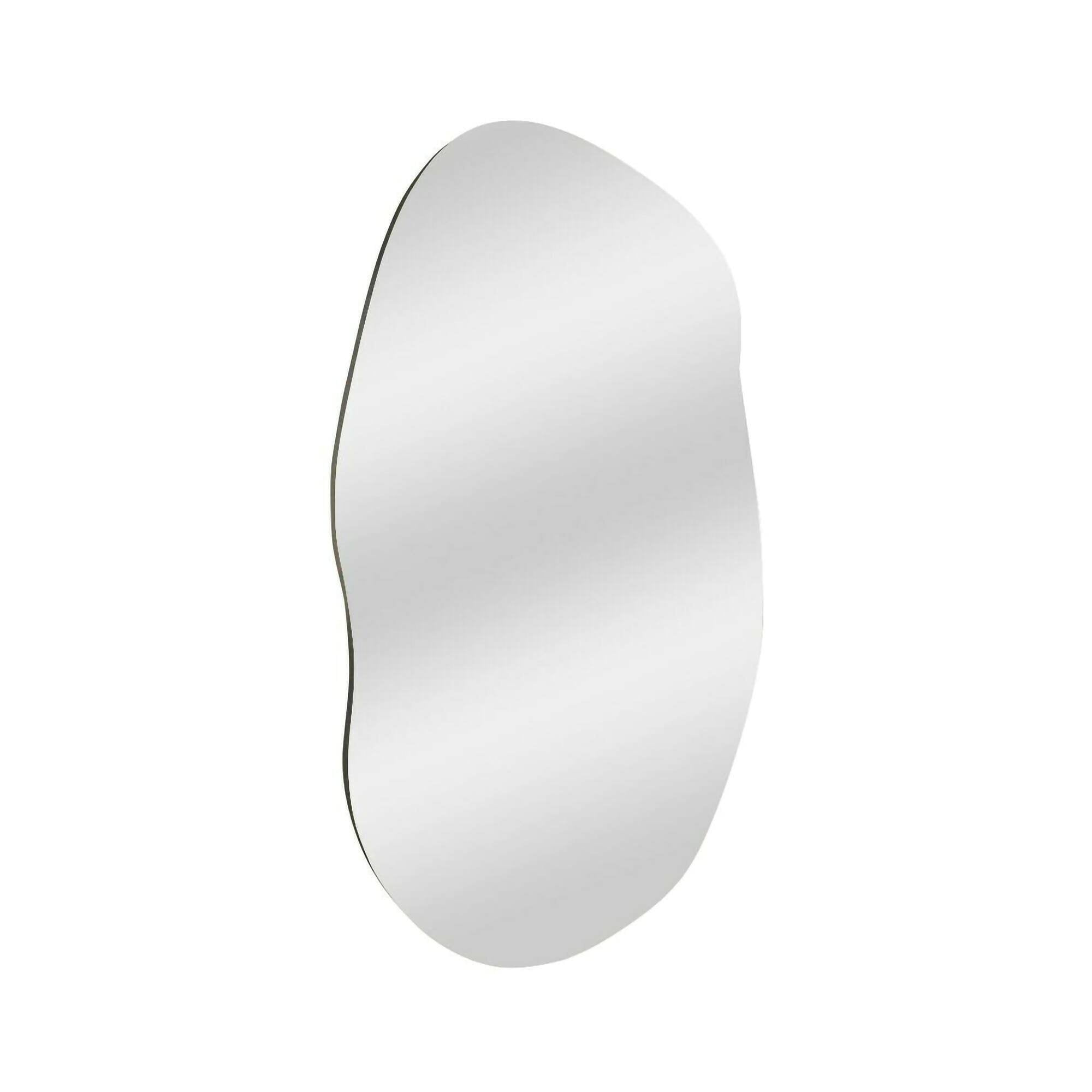 Specchio Apache, Specchiera, Articolo d'arredo a muro, Decorazione con specchio, 52x2h89 cm, Nero