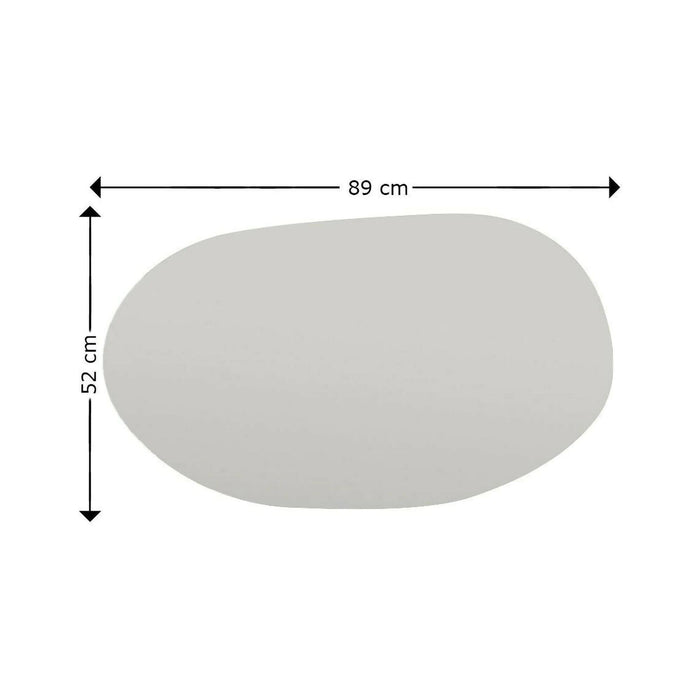 Specchio Nerina, Specchiera, Articolo d'arredo a muro, Decorazione con specchio, 52x2h89 cm, Nero