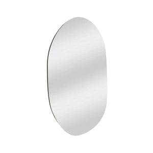 Specchio Nerina, Specchiera, Articolo d'arredo a muro, Decorazione con specchio, 52x2h89 cm, Nero