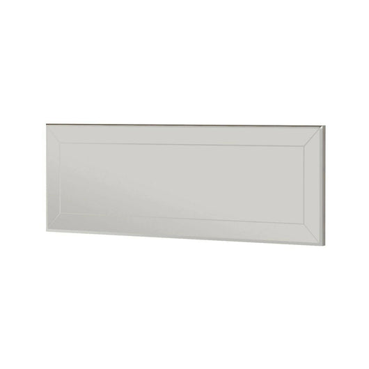 Specchio Bareggio, Specchiera, Articolo d'arredo a muro, Decorazione con specchio, 40x2h120 cm, Bianco
