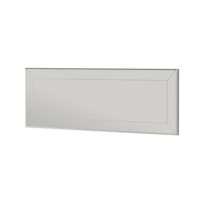 Specchio Bareggio, Specchiera, Articolo d'arredo a muro, Decorazione con specchio, 40x2h120 cm, Bianco