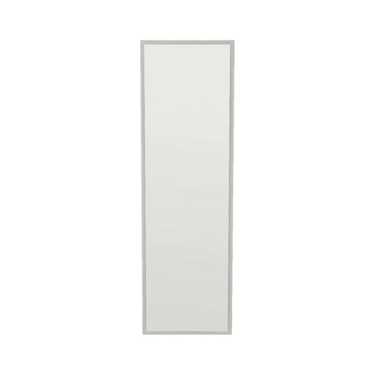 Specchio Dragone, Specchiera, Articolo d'arredo a muro, Decorazione con specchio, 50x2h160 cm, Bianco