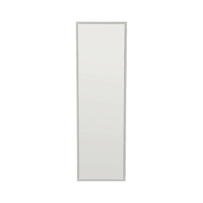Specchio Dragone, Specchiera, Articolo d'arredo a muro, Decorazione con specchio, 50x2h160 cm, Bianco