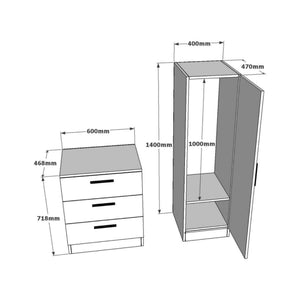Mobile da ingresso Jaime, Entratina appendiabiti, Composizione per atrio, Consolle portaoggetti multifunzione, 60x47h72 cm, Quercia e Bianco
