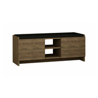 Scarpiera Axar, Mobile portascarpe, Armadio da ingresso multiuso, Mobiletto per calzature, 110x37h43 cm, Rovere