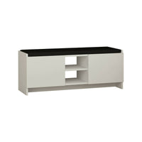 Scarpiera Axar, Mobile portascarpe, Armadio da ingresso multiuso, Mobiletto per calzature, 110x37h43 cm, Bianco