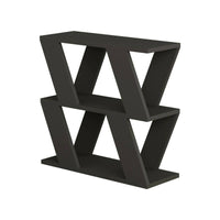 Tavolino da salotto Beniamina, Tavolo basso da caffè, Portariviste per divano, Ripiano da soggiorno, 60x22h57 cm, Antracite