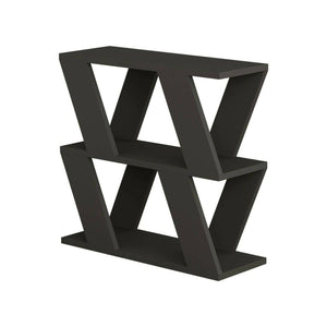 Tavolino da salotto Beniamina, Tavolo basso da caffè, Portariviste per divano, Ripiano da soggiorno, 60x22h57 cm, Antracite