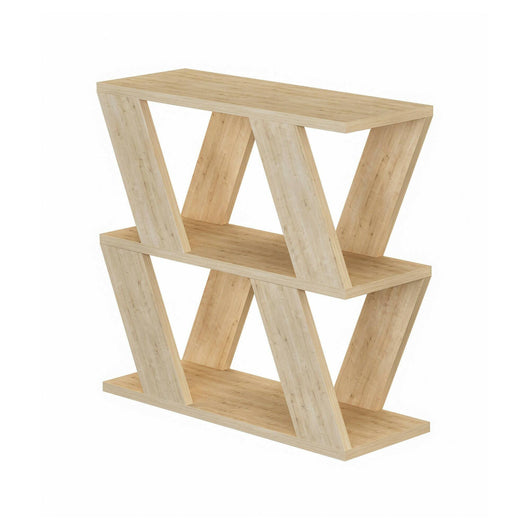 Tavolino da salotto Beniamina, Tavolo basso da caffè, Portariviste per divano, Ripiano da soggiorno, 60x22h57 cm, Quercia