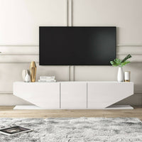 Mobile porta TV Assorata, Credenza da soggiorno, Armadio basso per TV, Base parete attrezzata, 180x30h40 cm, Bianco