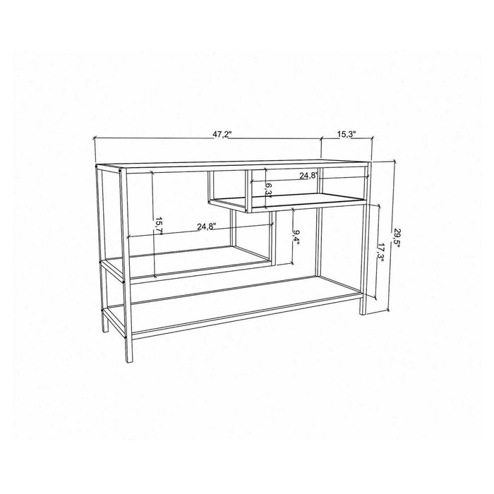Mobile porta TV Ivette, Credenza da soggiorno, Armadio basso per TV, Base parete attrezzata, 120x39h75 cm, Bianco