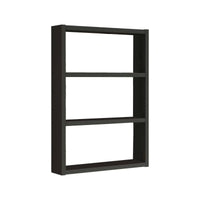 Mensola Krosa, Scaffale, Ripiano a muro, Scaffalatura multiuso, 43x9h60 cm, Nero