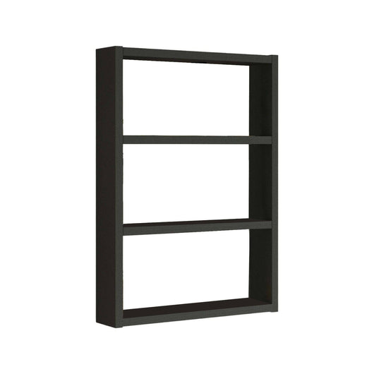 Mensola Krosa, Scaffale, Ripiano a muro, Scaffalatura multiuso, 43x9h60 cm, Nero