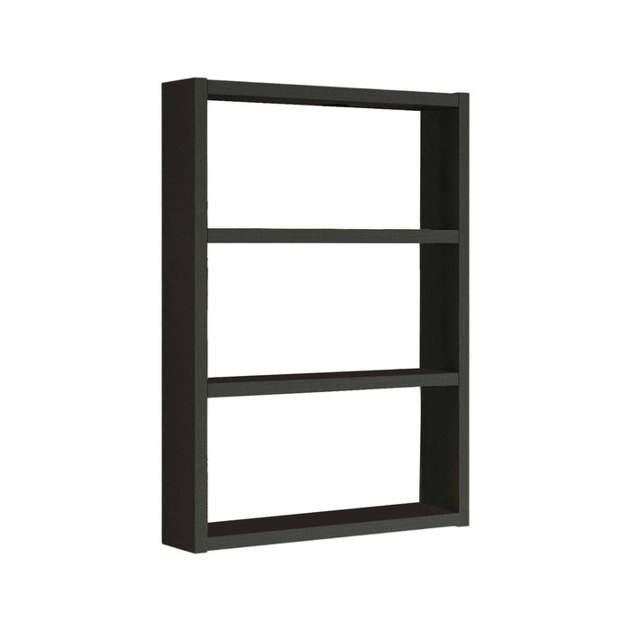 Mensola Krosa, Scaffale, Ripiano a muro, Scaffalatura multiuso, 43x9h60 cm, Nero