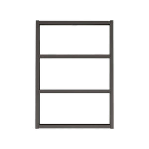 Mensola Krosa, Scaffale, Ripiano a muro, Scaffalatura multiuso, 43x9h60 cm, Antracite